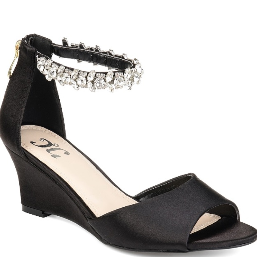 Journee Collection Connor wedge sandal black 7.5